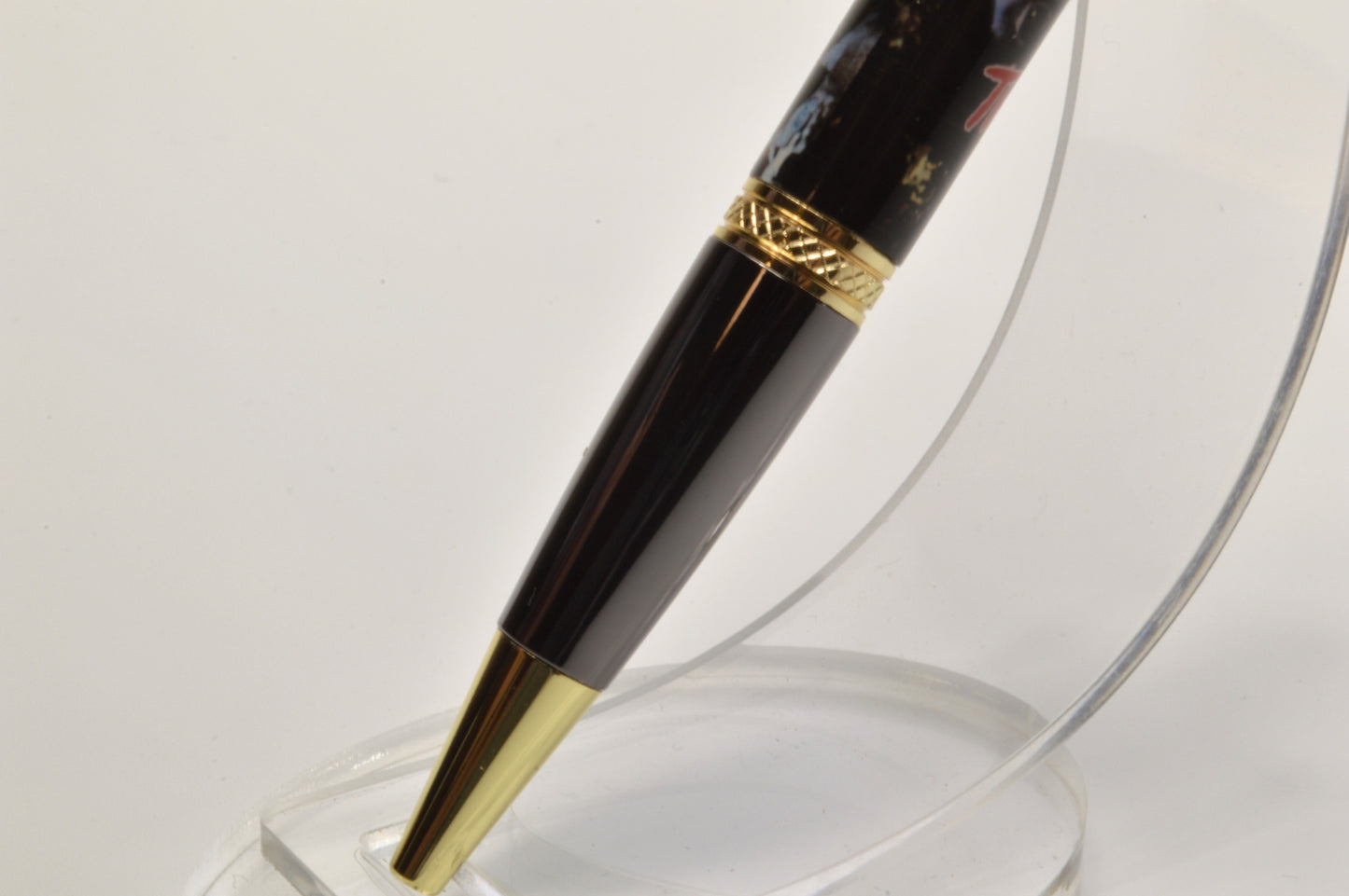 Handcrafted Pen Featuring a Small Piece of Wood From Michael Jackson's Thriller Video House