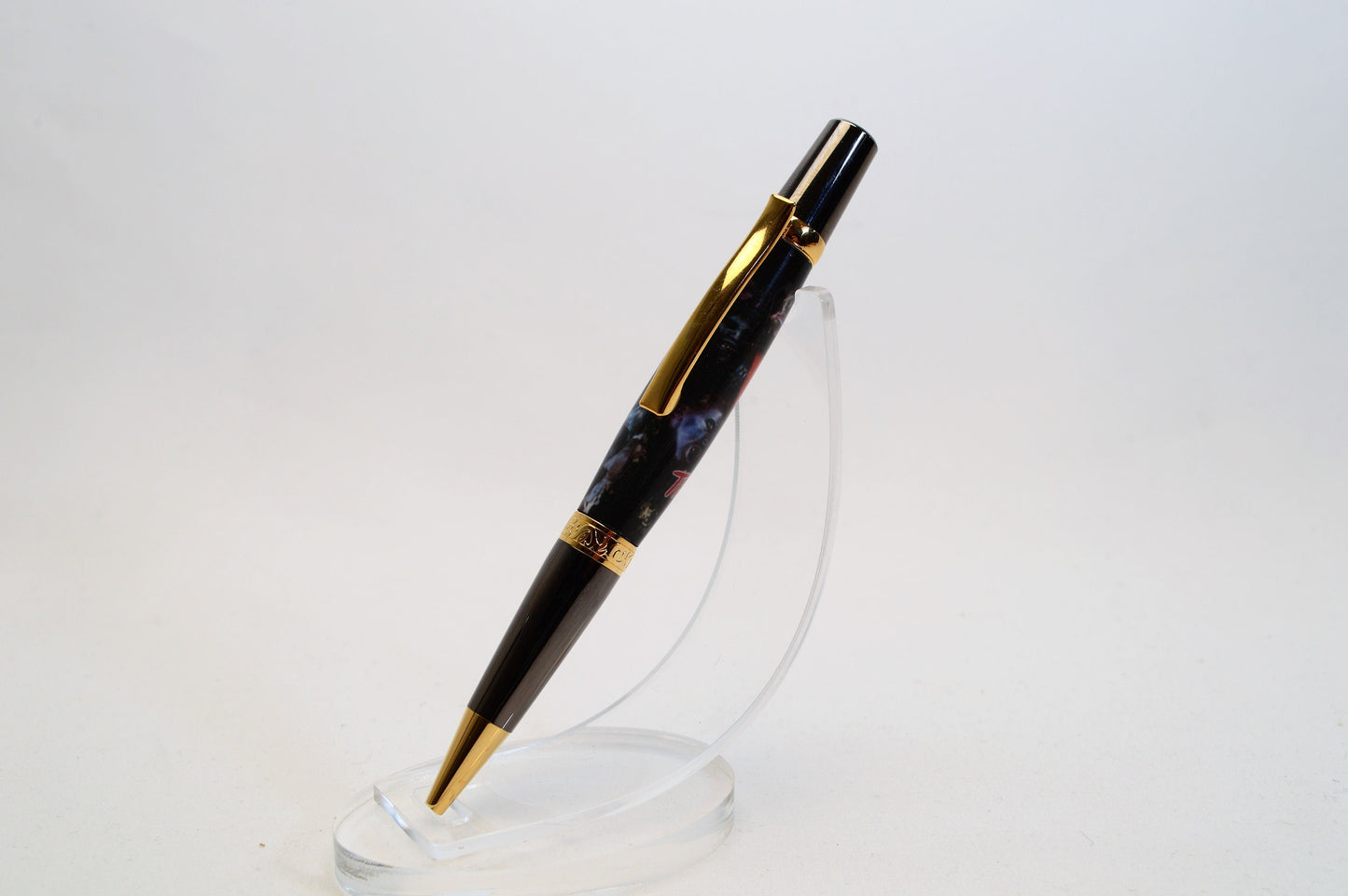 Handcrafted Pen Featuring a Small Piece of Wood From Michael Jackson's Thriller Video House