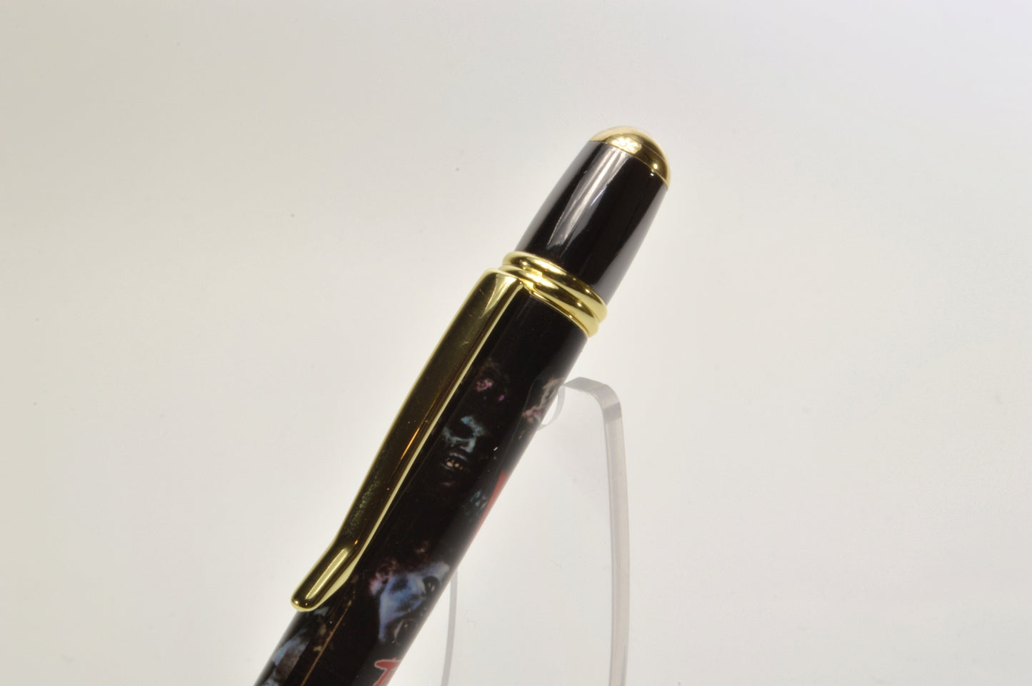 Handcrafted Pen Featuring a Small Piece of Wood From Michael Jackson's Thriller Video House