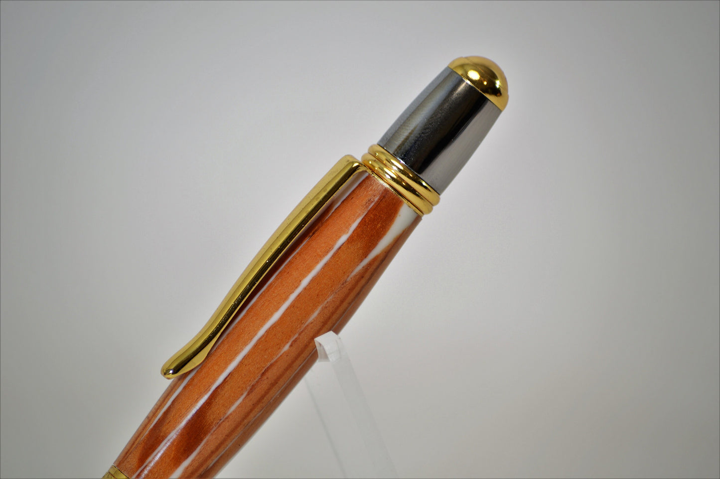 Handcrafted Gold and Black Titanium Twist Pen  From Original White House 1817 Oak Beams
