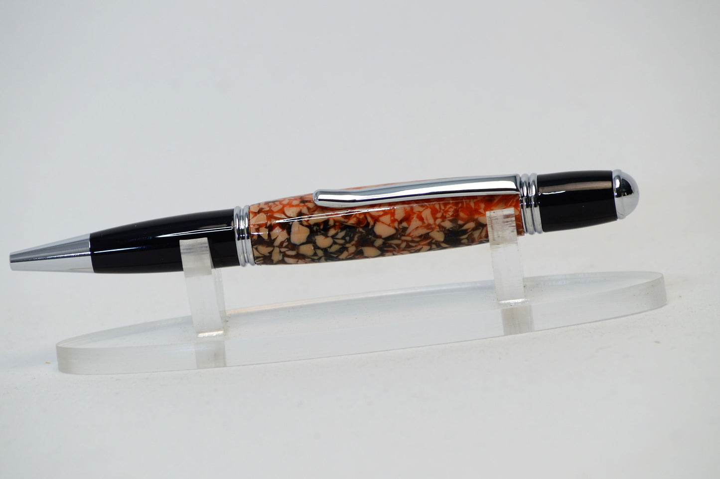 Handcrafted Pen Made From Oklahoma State Boone Pickens Plastic Stadium Seats