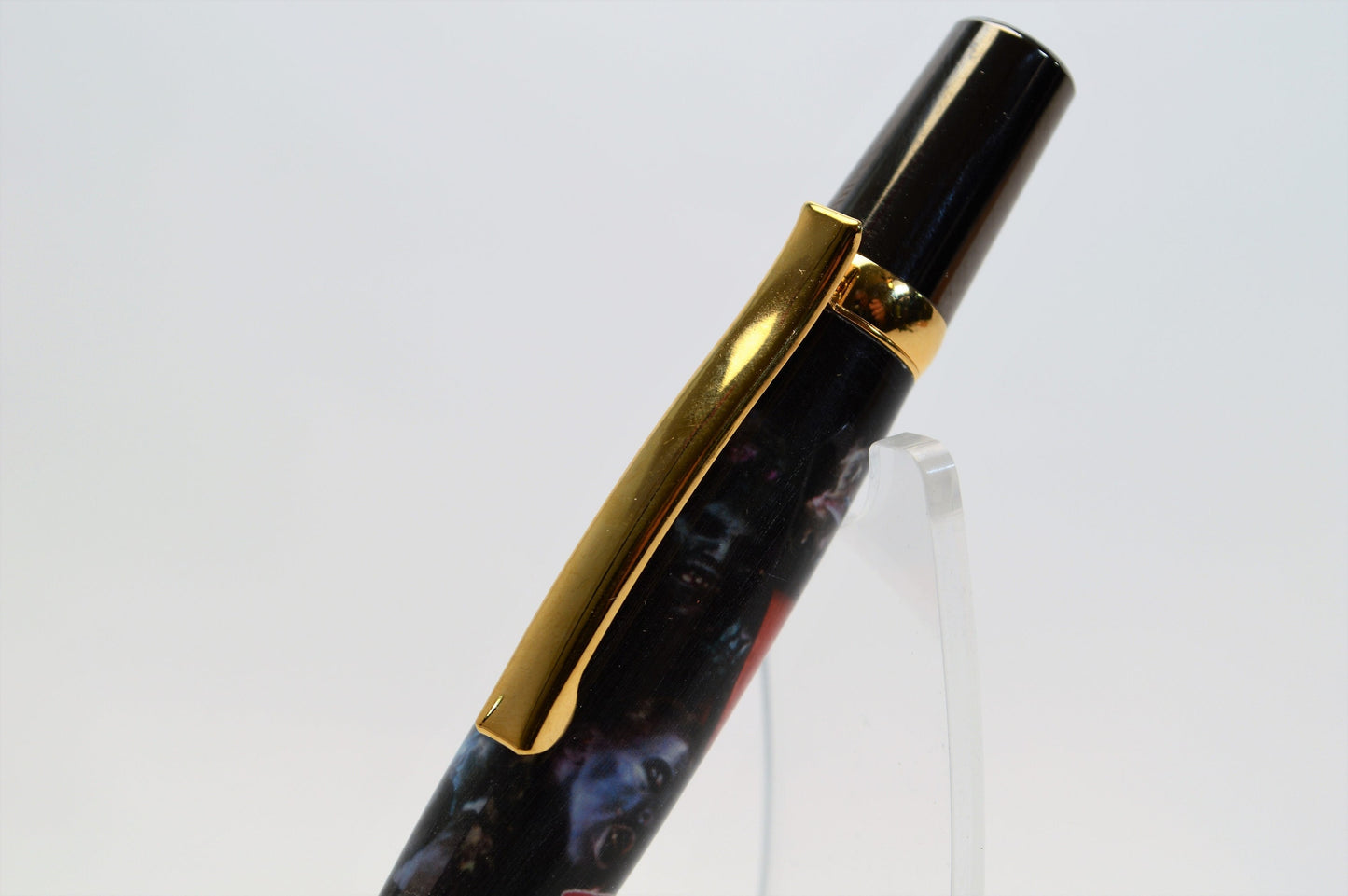 Handcrafted Pen Featuring a Small Piece of Wood From Michael Jackson's Thriller Video House