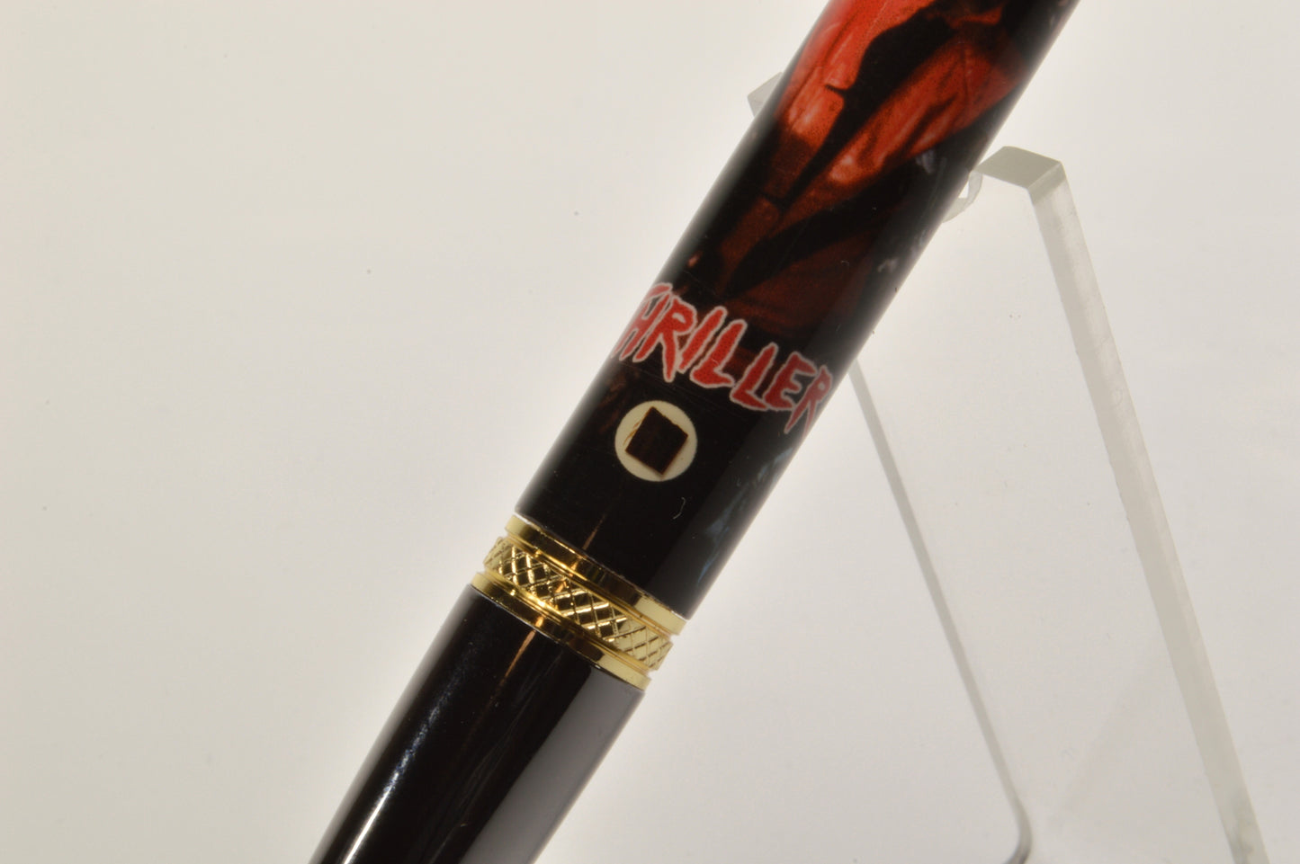 Handcrafted Pen Featuring a Small Piece of Wood From Michael Jackson's Thriller Video House