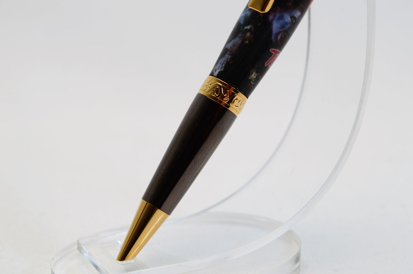 Handcrafted Pen Featuring a Small Piece of Wood From Michael Jackson's Thriller Video House