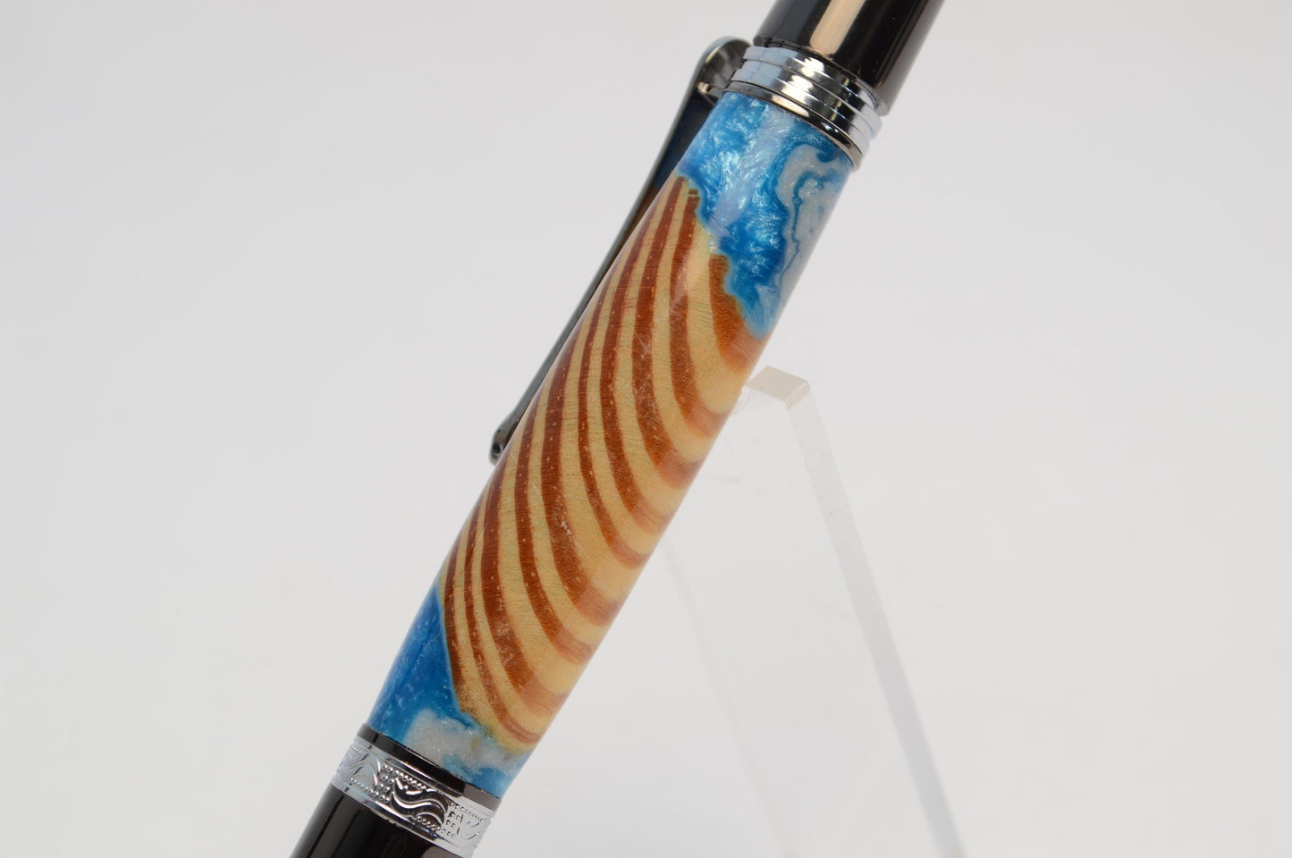 Pen Made From Pieces of Wood From The Goonies House in Astoria, Oregon Cast in Acrylic