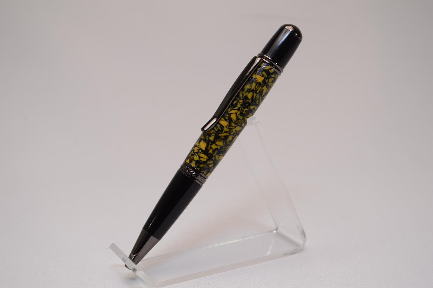 Handcrafted Twist Pen Made From The Plastic Seats of Three Rivers Stadium Pittsburg