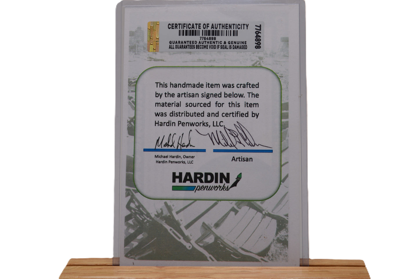 Handcrafted Pen Made From Duke University Cameron Indoor Stadium Basketball Court Wood