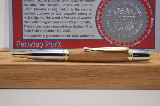 Handcrafted Pen Made From a Boston Red Sox Fenway Park Stadium Seat.