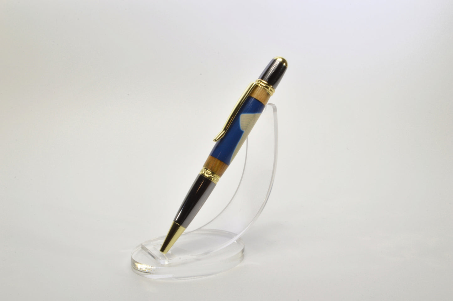 Handcrafted Pen Made With A Swatch From A Mickey Mantle Game Used Jersey And Wood From A Yankee Stadium Seat