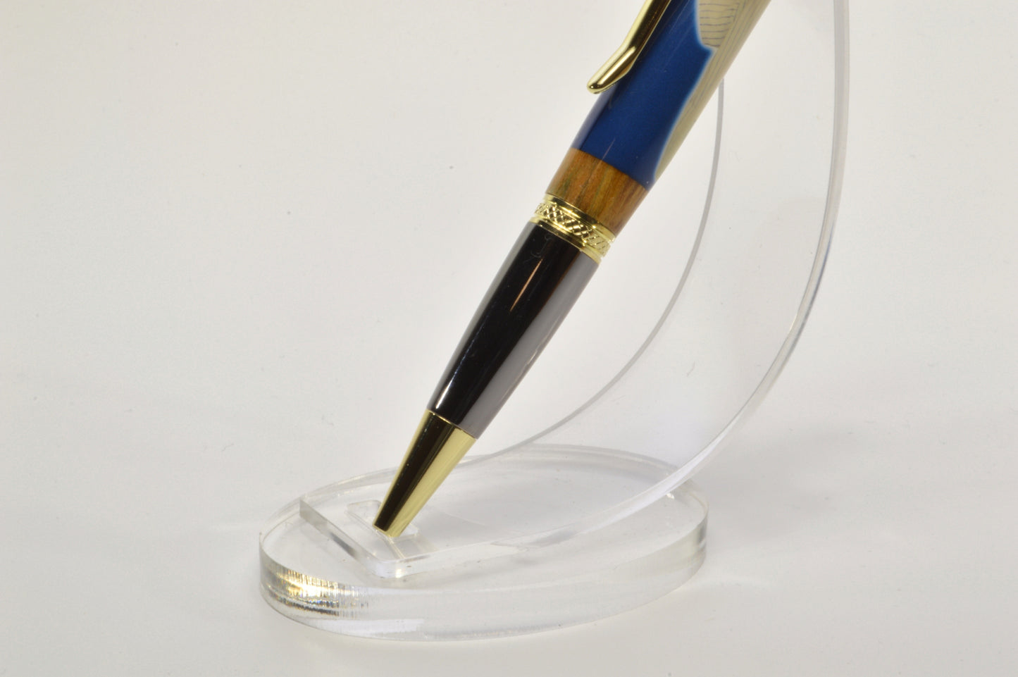 Handcrafted Pen Made With A Swatch From A Mickey Mantle Game Used Jersey And Wood From A Yankee Stadium Seat