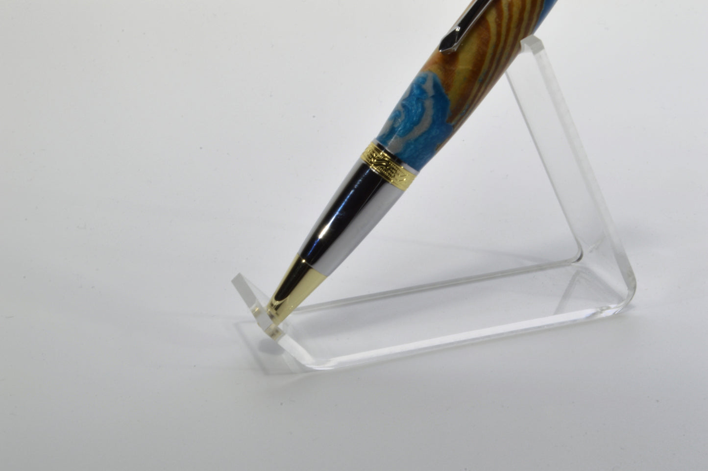 Pen Made From Pieces of Wood From The Goonies House in Astoria, Oregon Cast in Acrylic