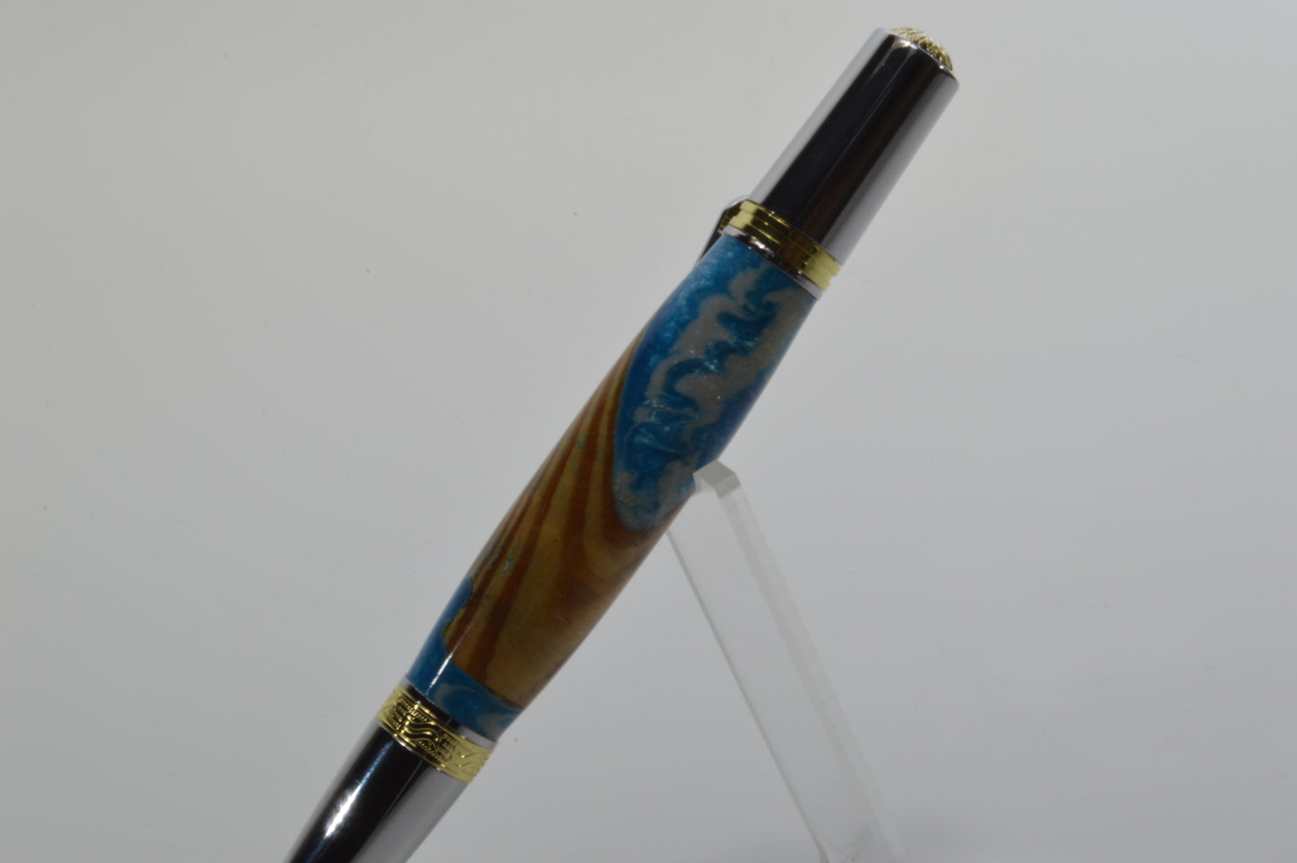 Pen Made From Pieces of Wood From The Goonies House in Astoria, Oregon Cast in Acrylic