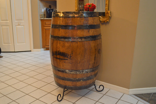 Wrought Iron Stand for Whiskey Barrel or Bourbon Barrel