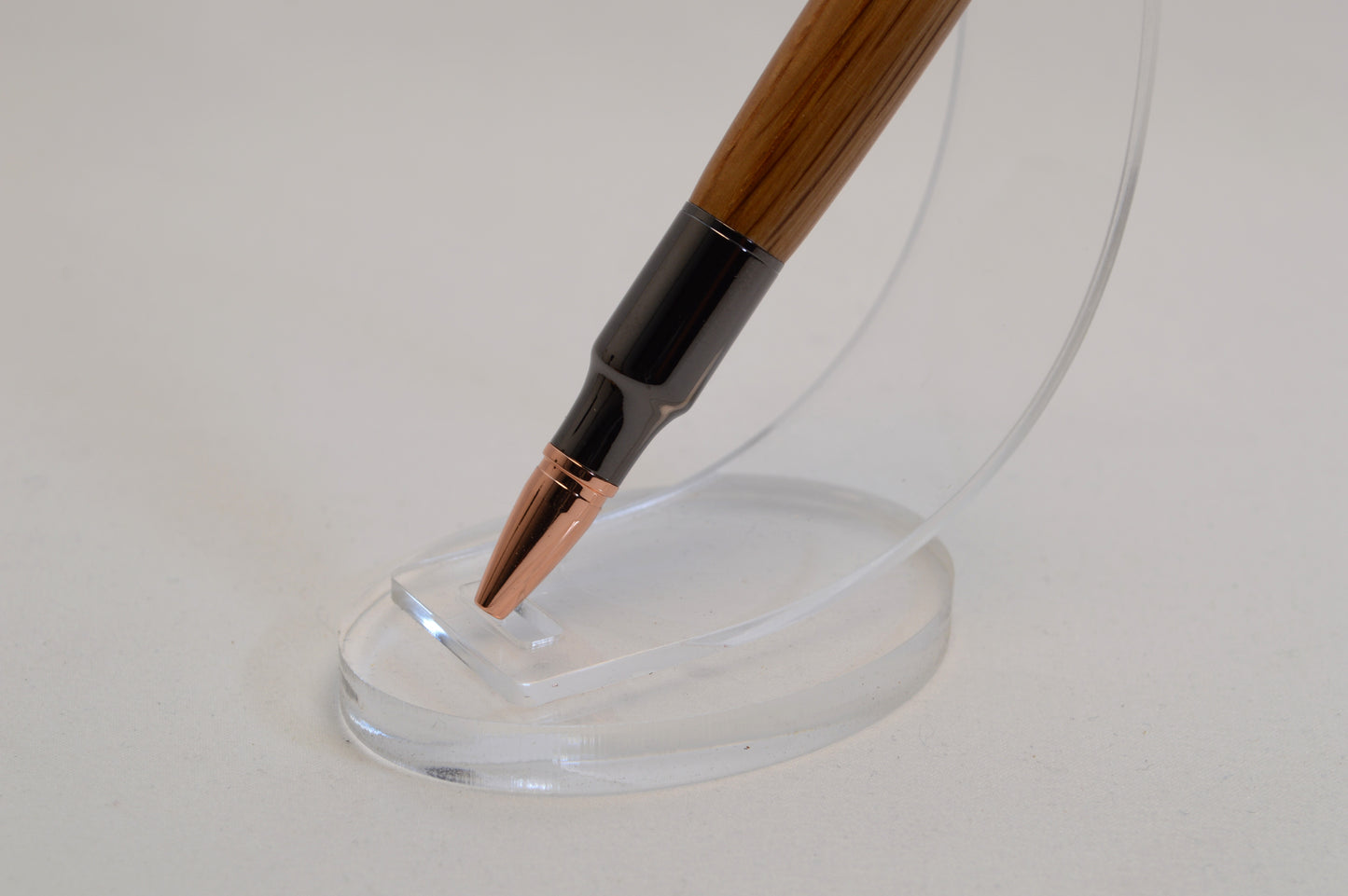 Whiskey Barrel Bolt Action Bullet Pen in Gunmetal Finish