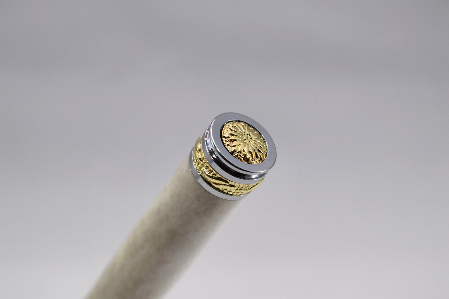 Majestic Handmade Deer Antler Letter Opener - Gold and Chrome Finish