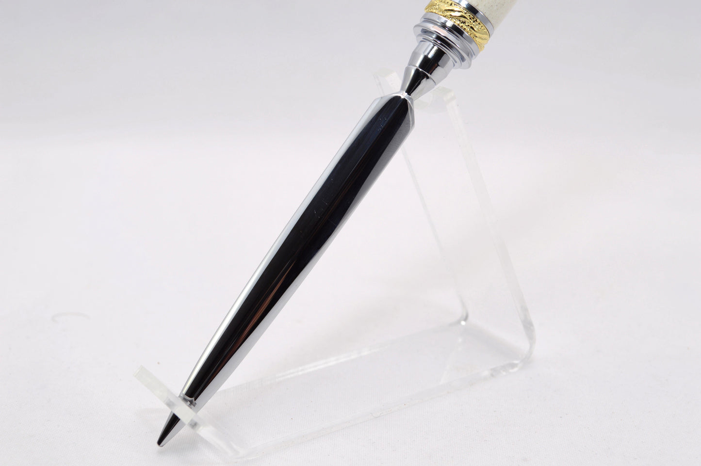 Majestic Handmade Deer Antler Letter Opener - Gold and Chrome Finish