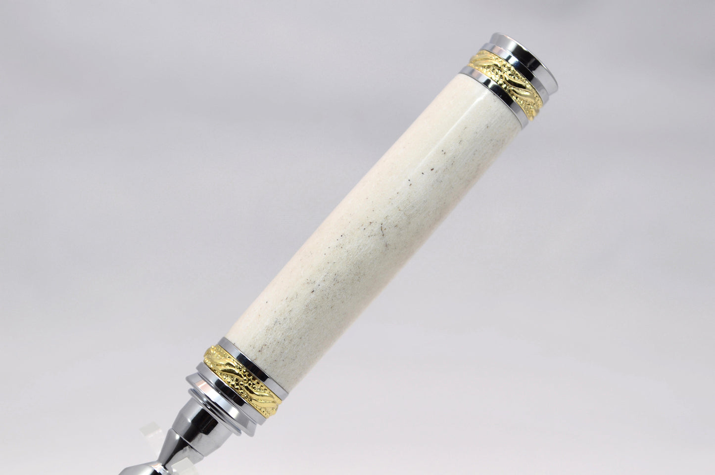 Majestic Handmade Deer Antler Letter Opener - Gold and Chrome Finish
