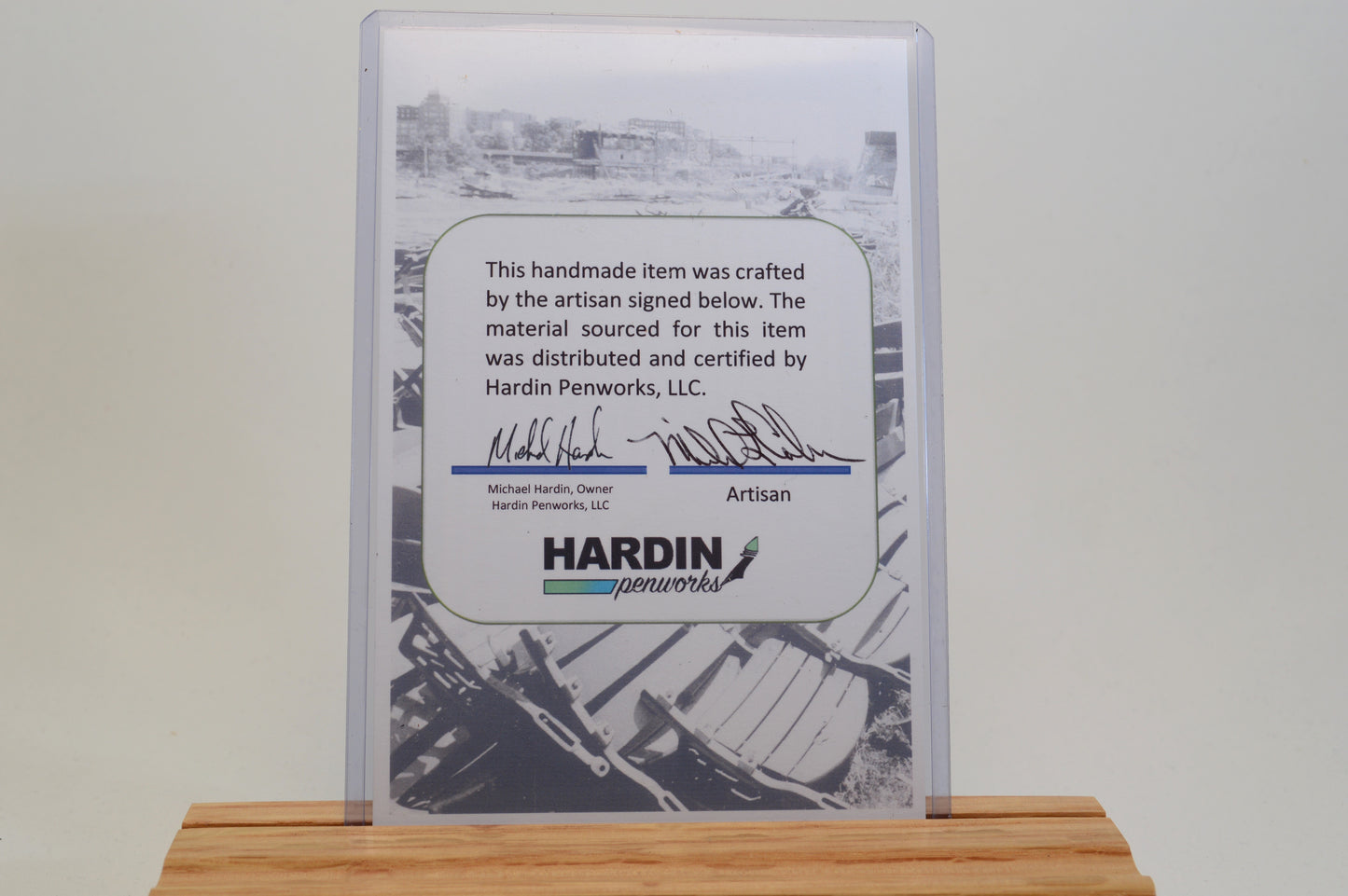 Twist Pen Made From The Wooden Bleachers of California Memorial Stadium - University of California Berkley