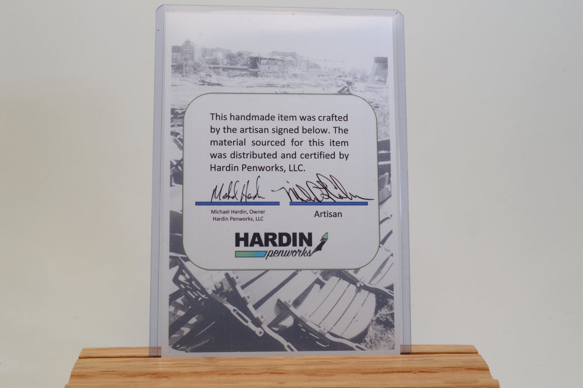 Twist Pen Made From The Wooden Bleachers of California Memorial Stadium - University of California Berkley