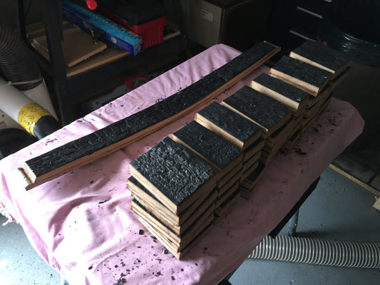 Whiskey Barrel Pen Blanks From A Used Oak Whiskey Barrel