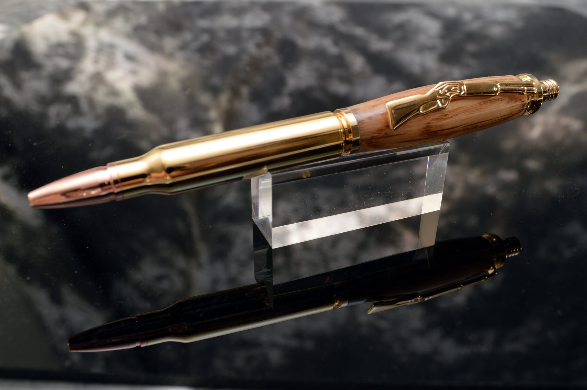 Jack Daniel's Bullet Click Gold Twist Pen