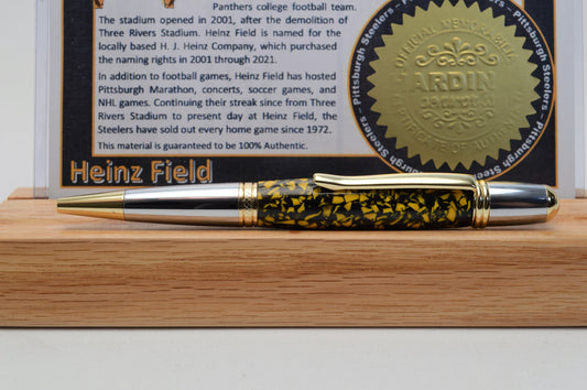 Handcrafted Pen Made From Pittsburg Steelers Heinz Field Plastic Stadium Seats