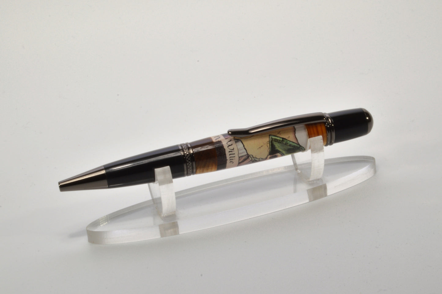 Twist Pen Made With Wood From The Goonies House in Astoria, Oregon