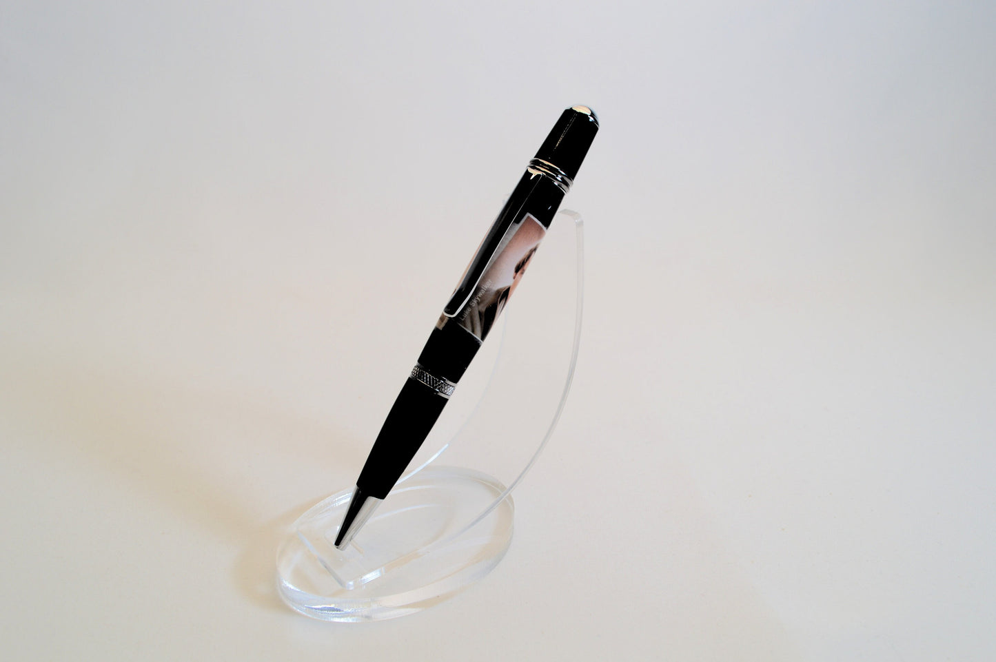 Handcrafted Pen Featuring a Star Wars Luke Skywalker Embedded Royal Mail Stamp