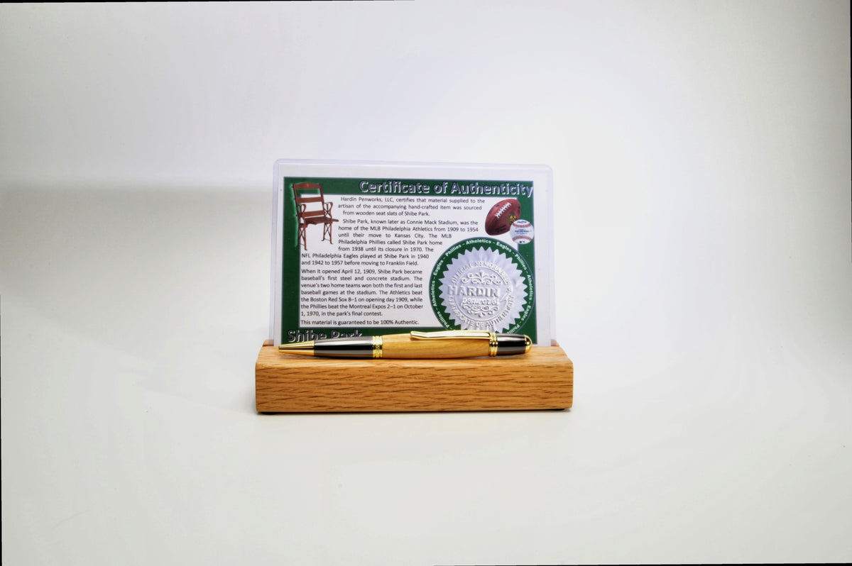Shibe Park (Philadelphia Eagles and Phillies) Pen in Gold and Black Titanium
