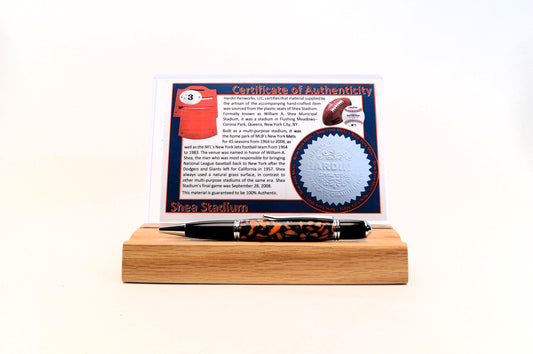 Handcrafted Pen Made New York Mets Shea Stadium Plastic Stadium Seat