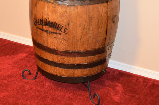 Wrought Iron Stand for Whiskey Barrel or Bourbon Barrel