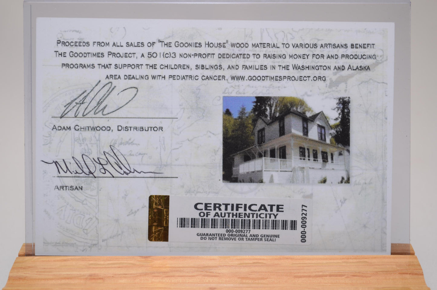 Handmade Twist Pen Made of Wood From The Goonies House in Astoria, Oregon