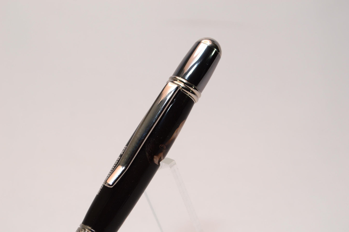 Handcrafted Pen Made with Swatch From A Muhammad Ali Event Worn Boxing Glove