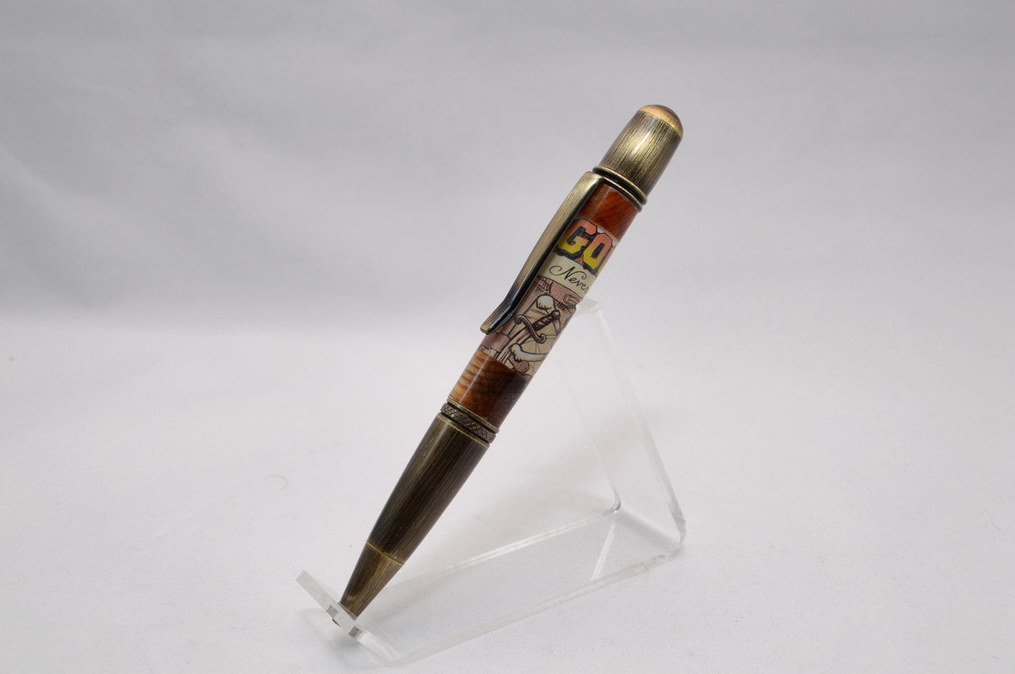 Handcrafted Twist Pen Made With Wood From The Goonies House in Astoria, Oregon