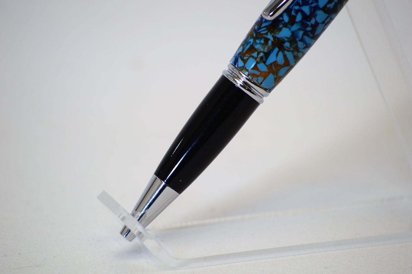 Handcrafted Twist Pen Made from Chicago Bears Soldier Field Plastic Stadium Seats