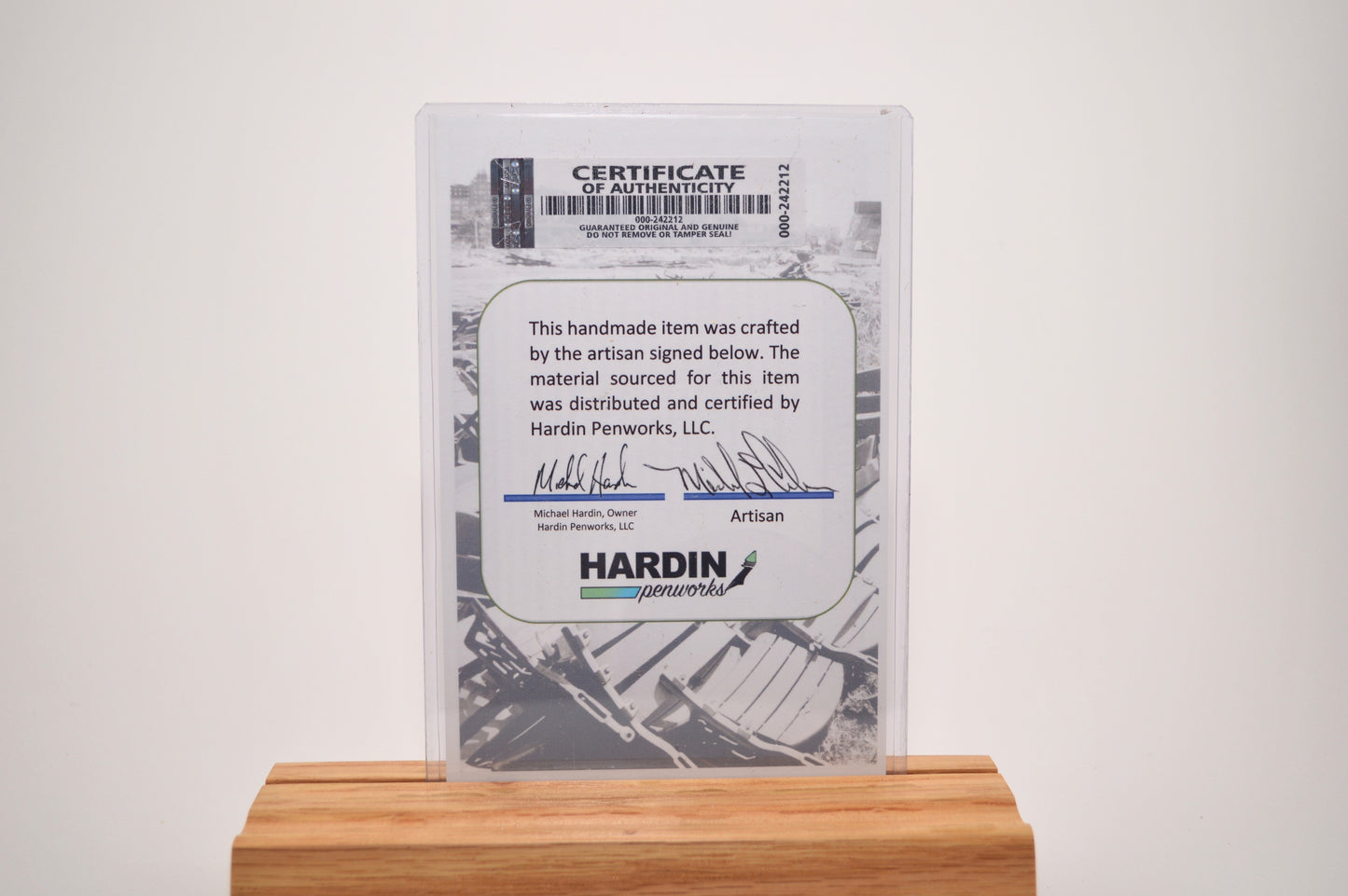 Twist Pen Made With a Swatch From An Alexander Ovechkin Game Used Jersey