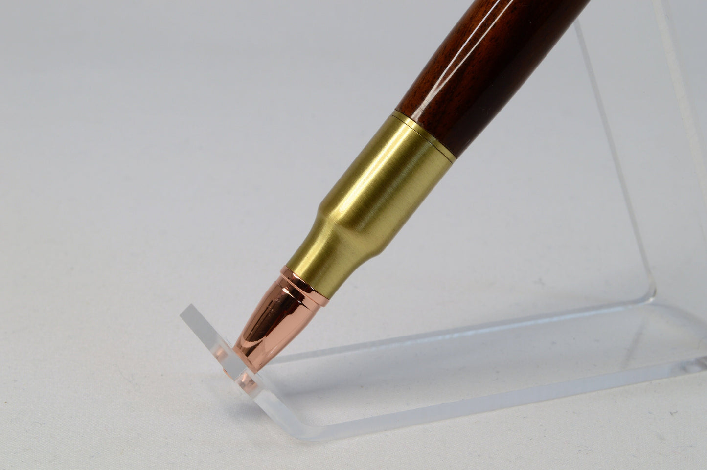 Handcrafted M1903 Springfield Rifle Stock Bolt Action Bullet Pen in Antique Brass Finish