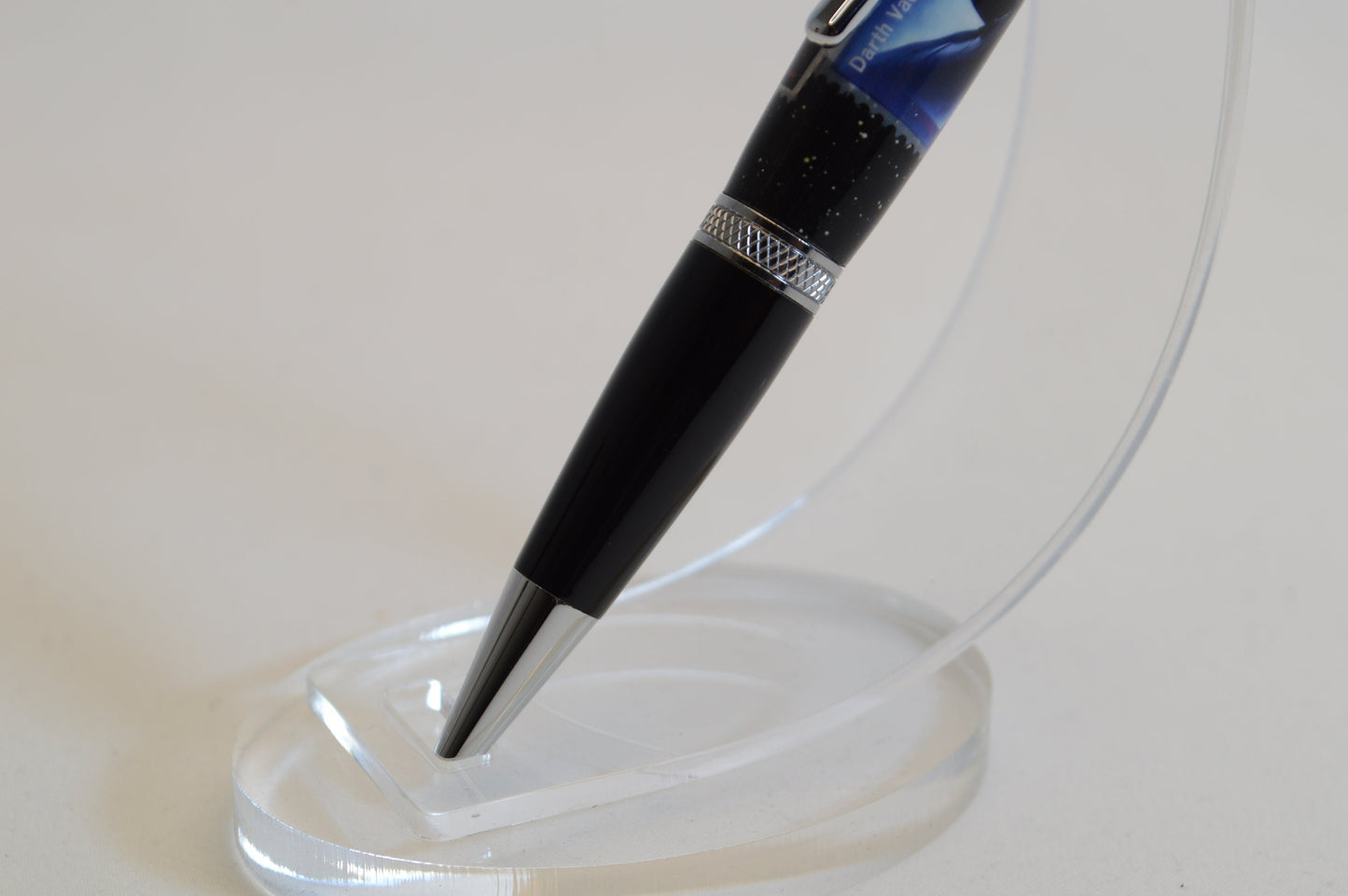 Handcrafted Pen Featuring a Darth Vader Star Wars Royal Mail Stamp Cast In Acrylic