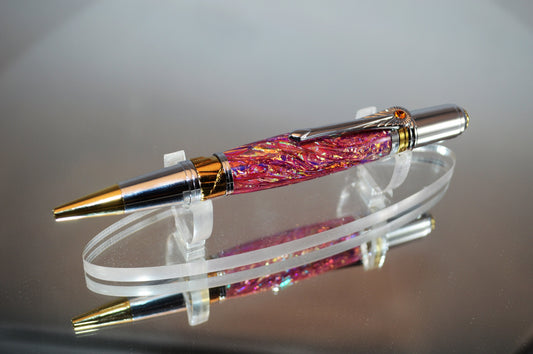 Acrylic Single Pen Stand - Engraving Available - PEN NOT INCLUDED!