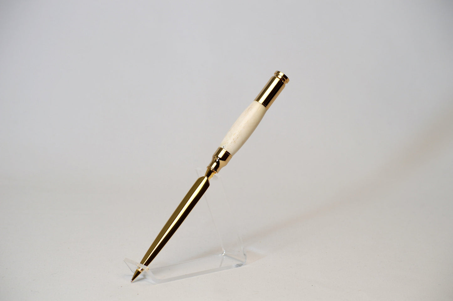 Deer Antler Bullet Letter Opener in Gold Finish