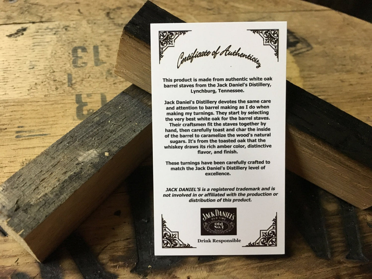 Whiskey Barrel Pen Blanks From A Used Oak Whiskey Barrel